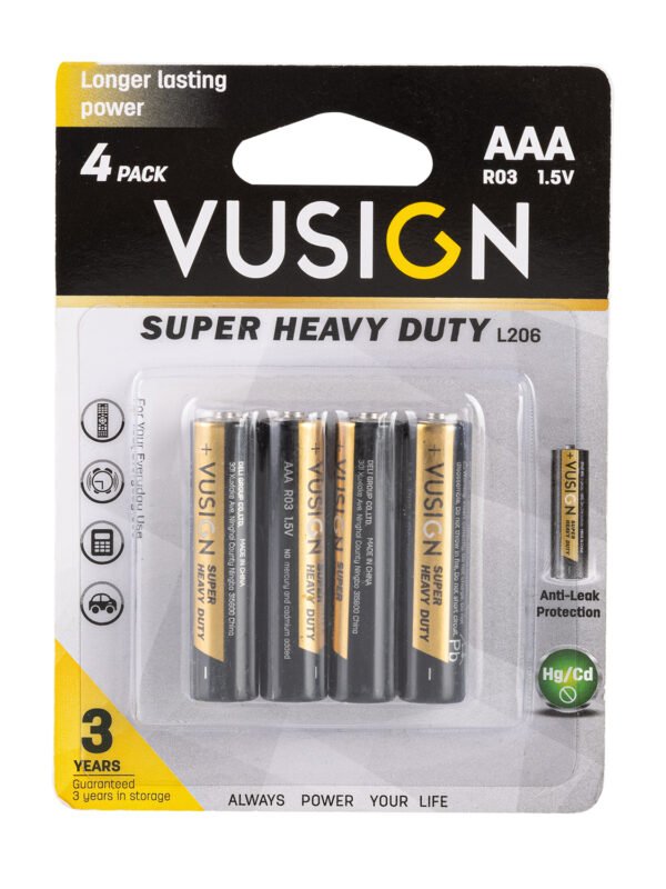 ديلي بطارية AAA فائقة التحمل - 4 قطع - 1.5v - ذهبي - EL206